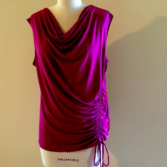 Blackberry Drape Top